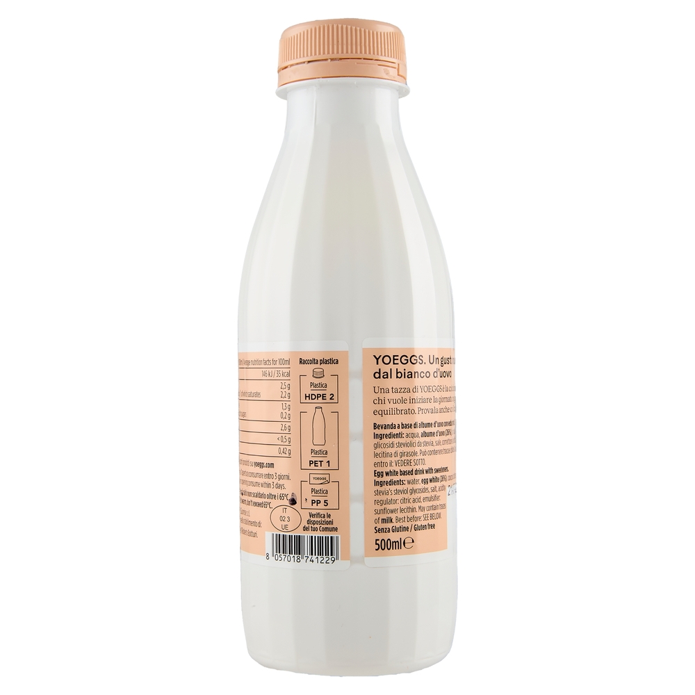 Yoeggs il bianco a colazione 500 ml